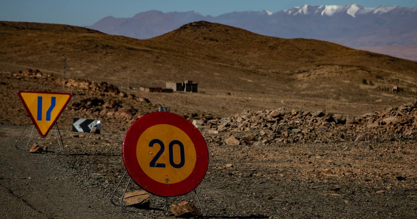A remote mountain landscape with no infrastructure in sight