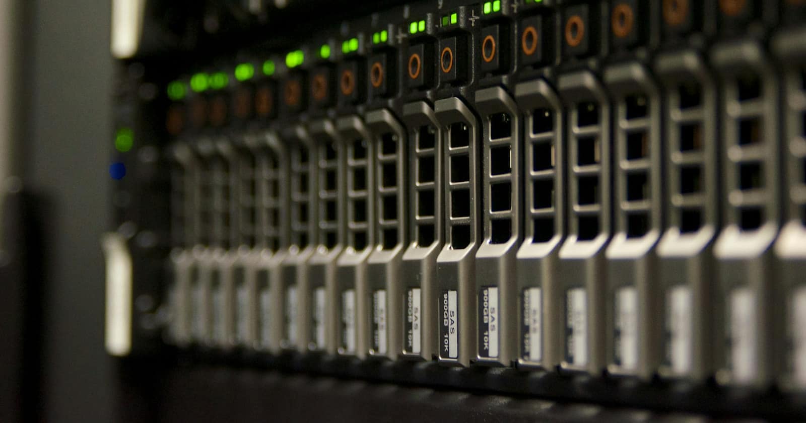 Server racks in a data centre